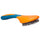 Imperial Riding Boomerang Mane And Tail Brush #colour_neon-orange