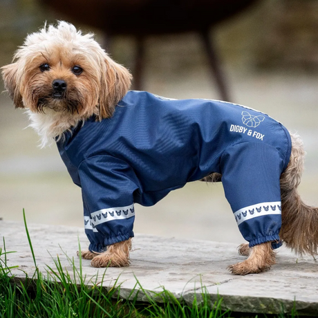 Shires Digby & Fox Cover-All Dog Coat #colour_navy