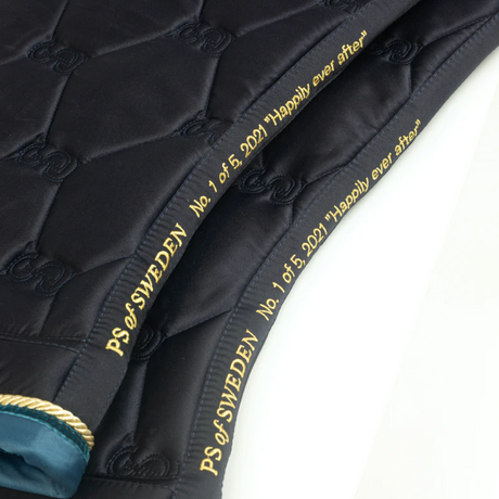 PS of Sweden Navy Limited Edition Jump Saddle Pad #colour_navy