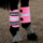 Shire EQUI-FLECTOR High Visibility Fleece Line Wraps #colour_pink