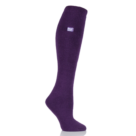 Platinum Ladies Clover Heat Holder Lite Socks #colour_purple