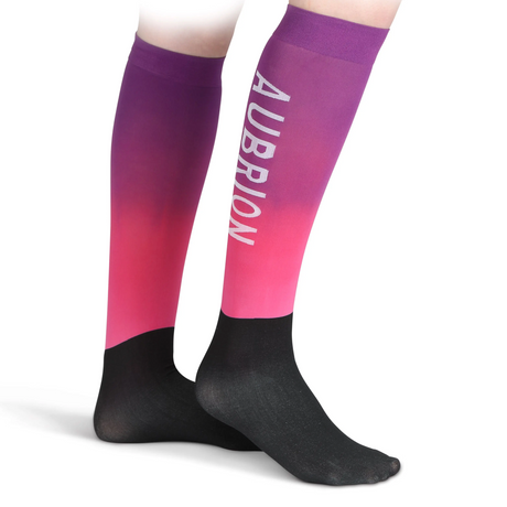 Shires Aubrion Abbey Socks #colour_pink