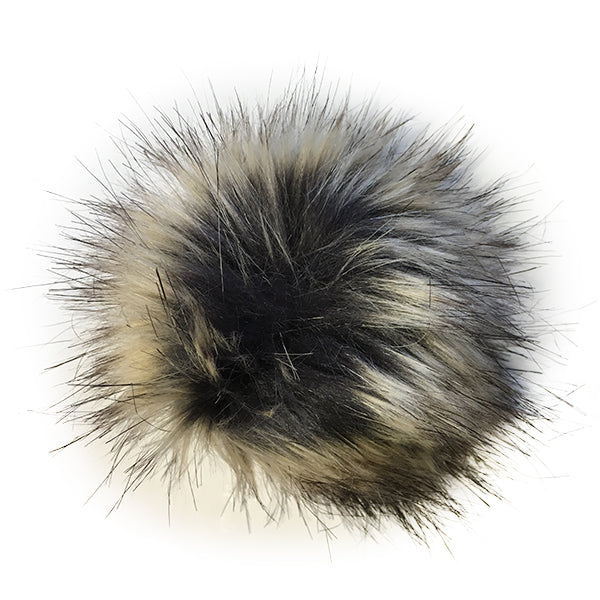 Woof Wear Attachable Pom-Pom #colour_black-silver