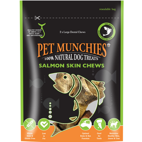 Pet Munchies Salmon Skin Chews #size_125g