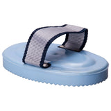 Imperial Riding Curry Comb With Hand Loop #colour_light-blue-navy