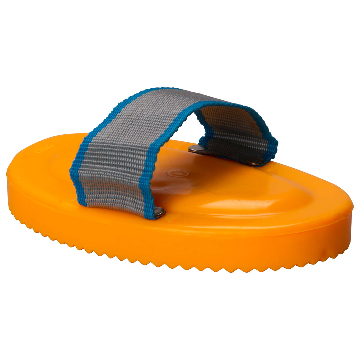 Imperial Riding Curry Comb With Hand Loop #colour_neon-orange