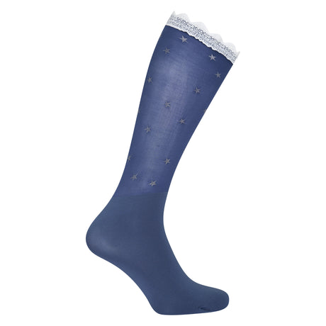 Imperial Riding Star Lace Socks #colour_navy