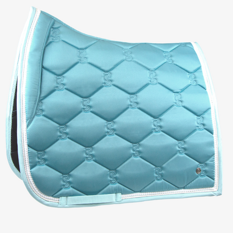 PS of Sweden Turquoise Limited Edition Dressage Saddle Pad #colour_turquoise