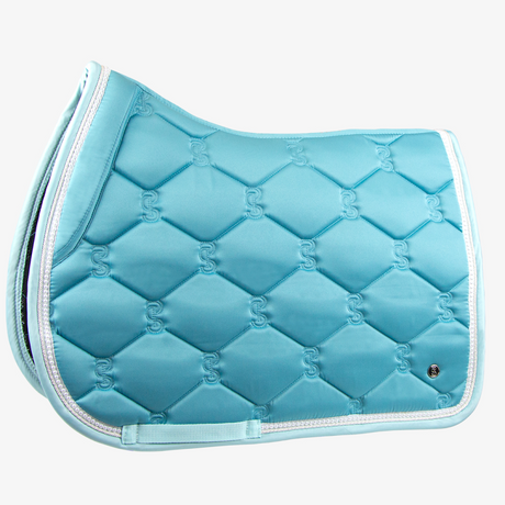 PS of Sweden Turquoise Limited Edition Jump Saddle Pad #colour_turquoise