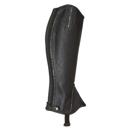 Imperial Riding Synthetic Leather Half Chaps Glitter #colour_black