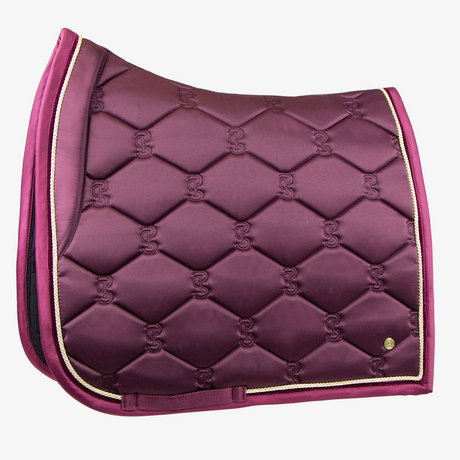 PS of Sweden Wine Limited Edition Dressage Saddle Pad #colour_wine