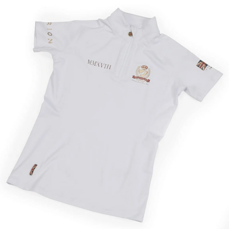 Shires Aubrion Team Young Rider Short Sleeve Base Layer #colour_white