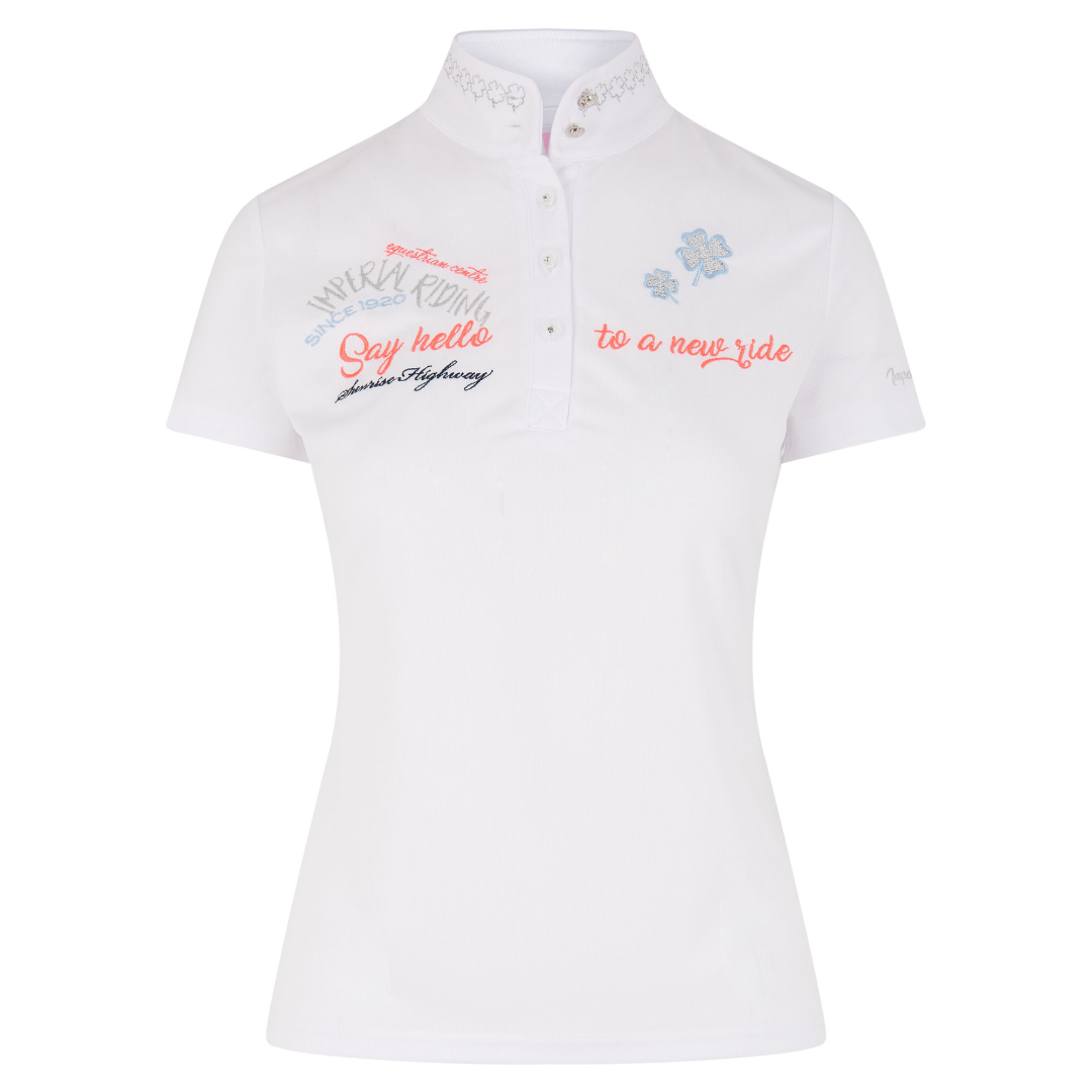Imperial Riding Ladies Double Lucky Competition Shirt #colour_white